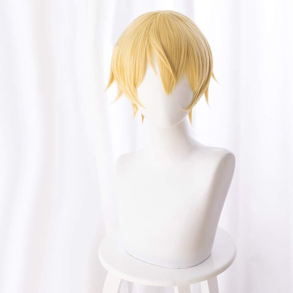 Amazon.co.jp: Cnstone コスプレウイッグ ユージオ 金髪 王子様